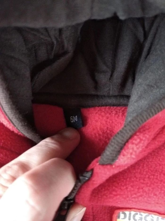 Veste gilet zippé sans manche avec capuche Garçon 6 mois Chien Digger company - photo numéro 7