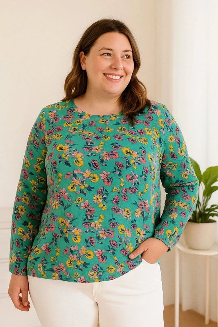 Blouse fleurie 44