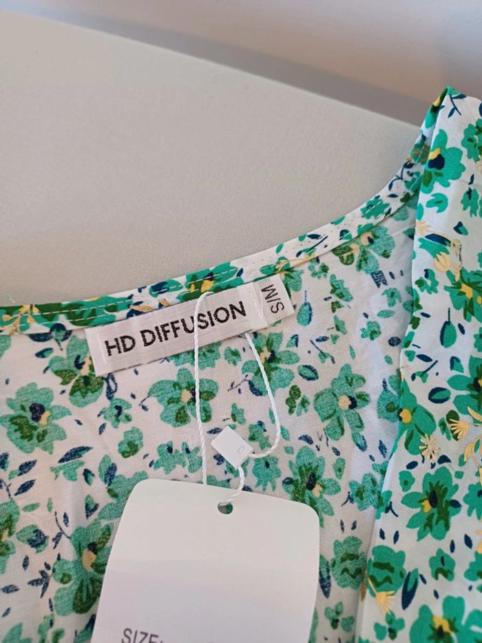 Robe cache-coeur Fleurie HD Diffusion taille M 38 - photo numéro 11