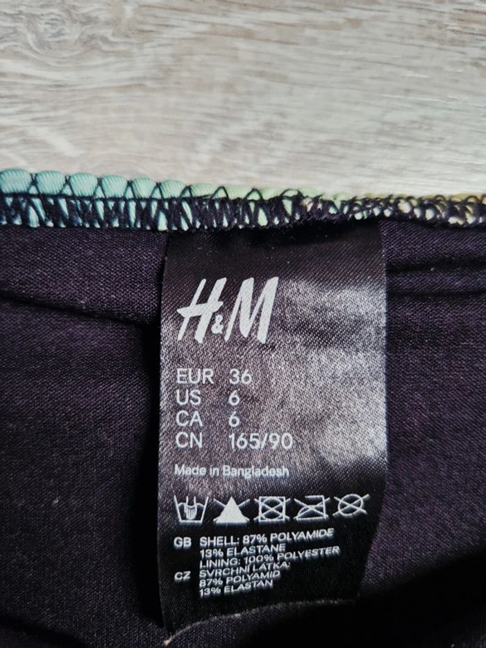 Maillot de bain bikini 2 pièces H&M haut en triangle rembourré 34 et bas en 36 - photo numéro 6