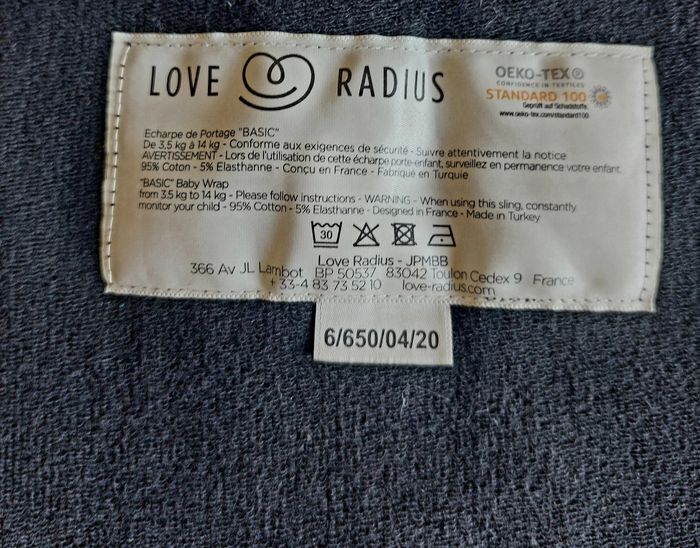 Echarpe portage Love radius - photo numéro 2