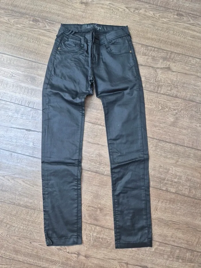 Pantalon jeans noir 11/12 ans