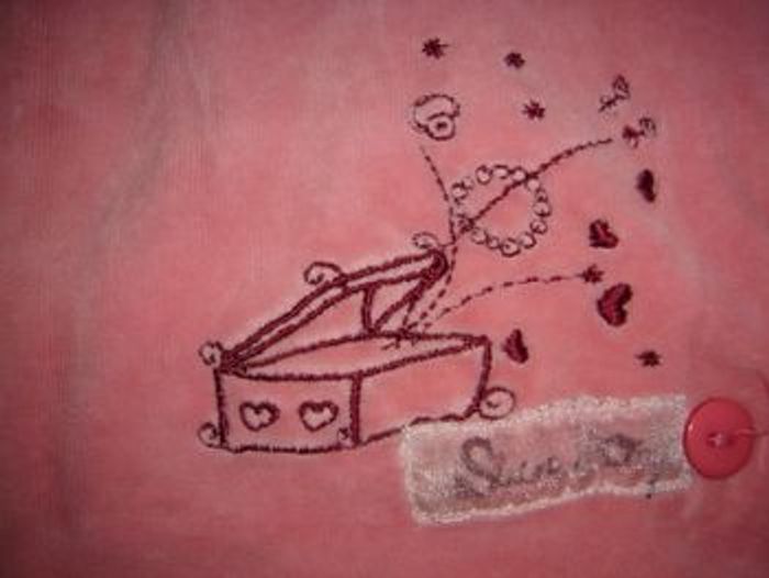 Pyjama velours 3ans sucre d orge - photo numéro 3