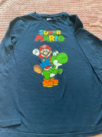 T-shirt manches longues super mario
