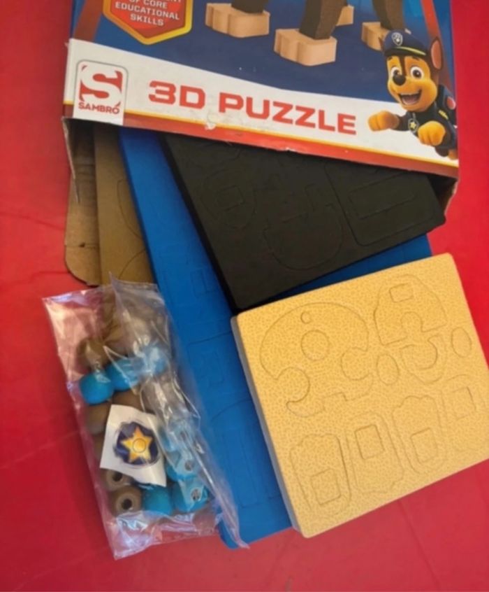 Lot Paw Patrol « Pat Patrouille » : puzzle 3D Chase et jeu de Mémo - photo numéro 8