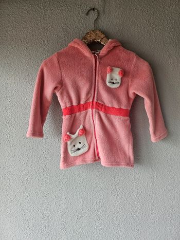 Polaire avec capuche pour fille