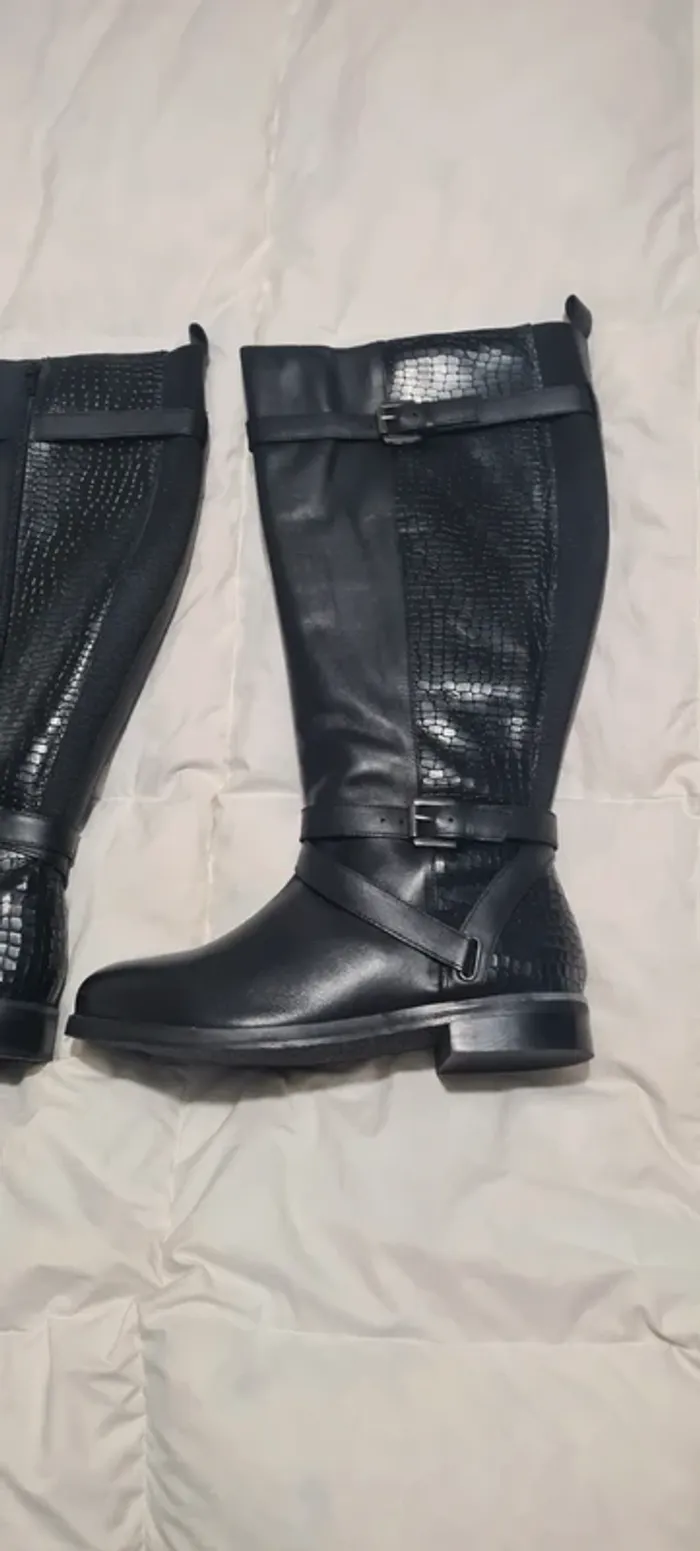 Bottes noires wide fit Yours - photo numéro 2
