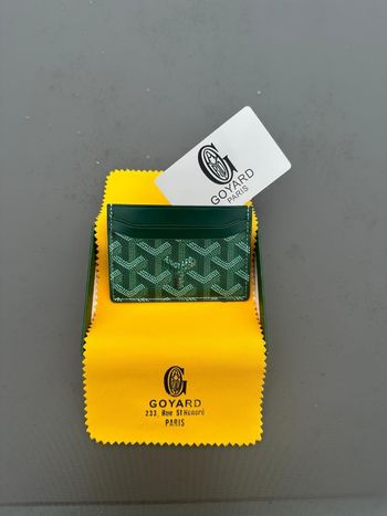 Porte carte goyard vert