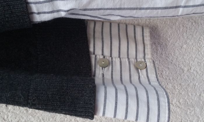 Pull chemise 2 en 1 H&M femme - photo numéro 4