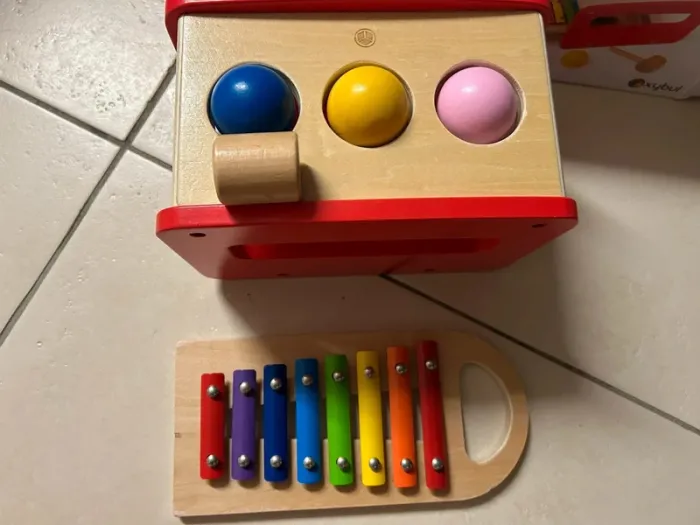 Tap tap xylophone 2 en 1 en bois Manibul Oxybul - photo numéro 6