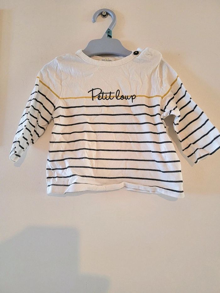 T shirt manche longue tape à l œil 6 mois - photo numéro 2