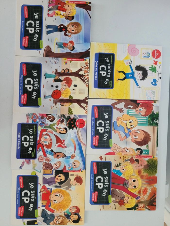 Lot de livres je rentre en CP