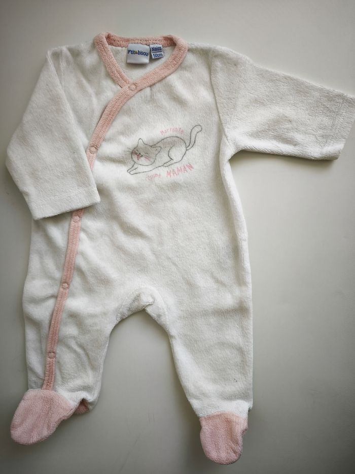 Lot de bodies et pyjamas bébé fille naissance - photo numéro 7