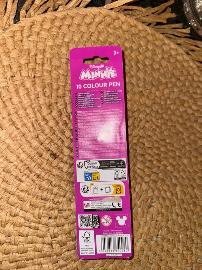 Stylos 10 couleurs Minnie Disney neuf - photo numéro 3