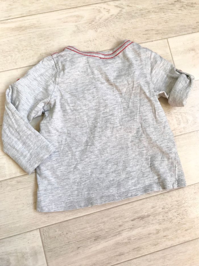 T-shirt gris 18 mois (DPAM) - photo numéro 3