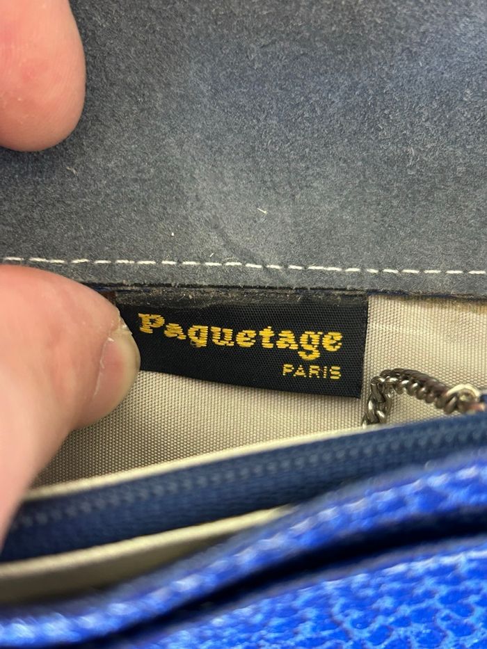 Portefeuille cuir bleu Paquetage Paris – Made in France, élégant et pratique - photo numéro 6