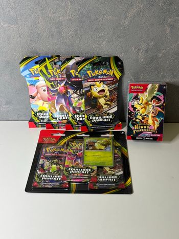 Carte Pokemon Lot 1 Bundle ME2.5 1 Tripack et 1 ArtSet ME03 scellé 