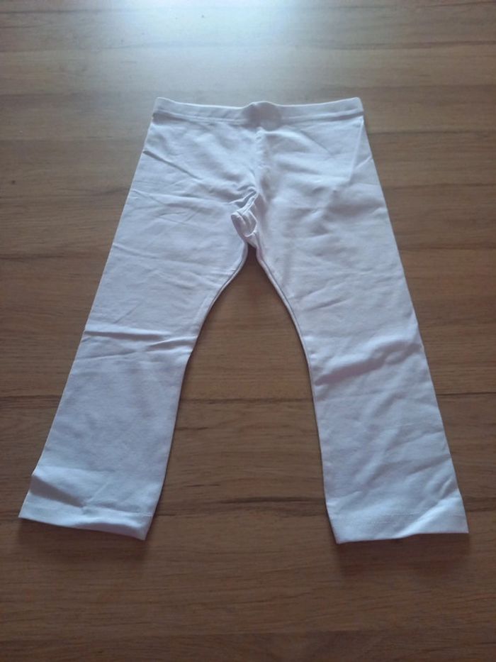 legging court blanc