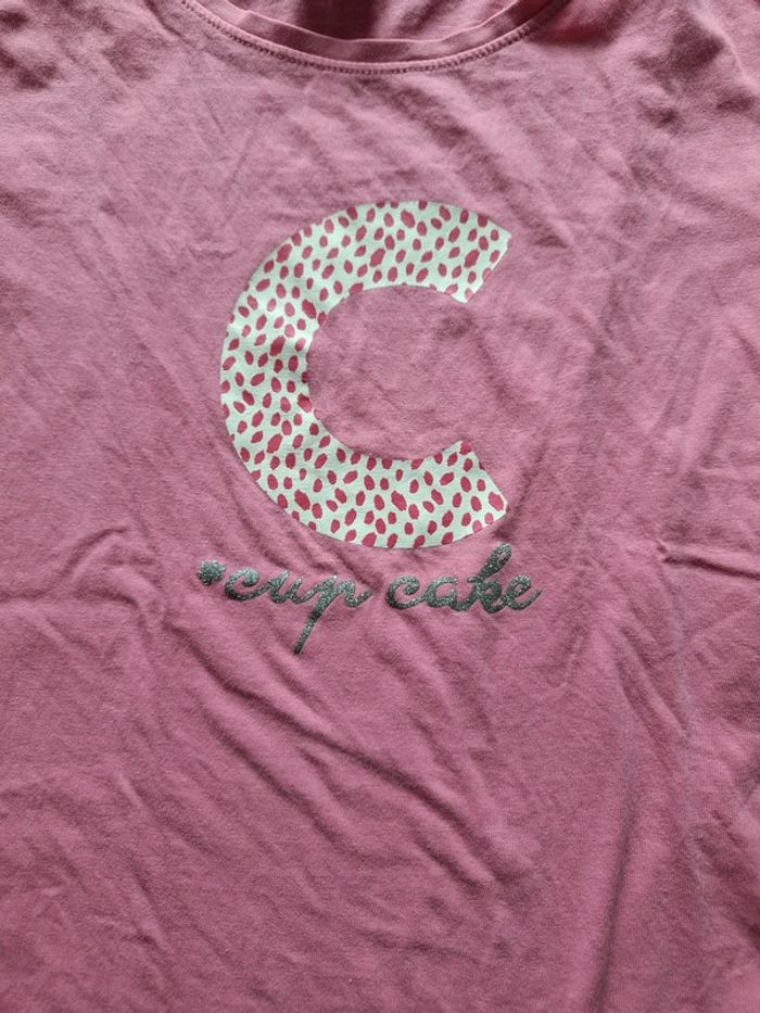 Tee-shirt écrit Cupcake TAO 10 ans - photo numéro 2