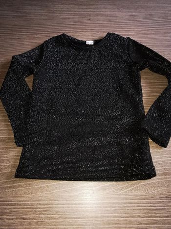 T-shirt manches longues 3-4 ans pailleté