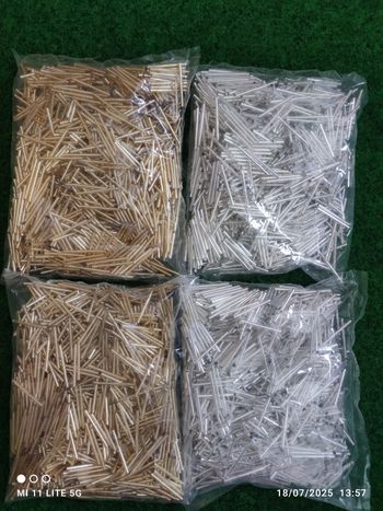 Lot Perles rocailles 3 cm