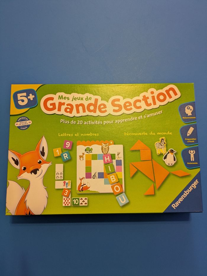 jeu éducatif "Mes jeux de grande section "