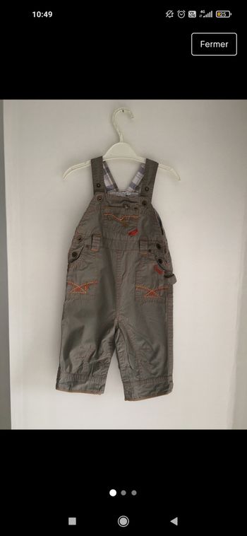 Salopette Cadet Rousselle 12 mois