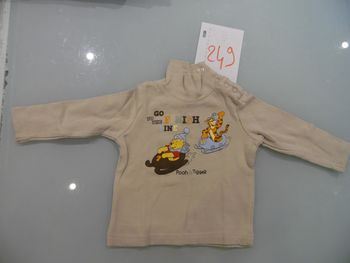 t-shirt 6 mois manche longue disney winnie l'ourson