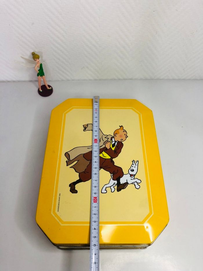 Boite à biscuit en métal Tintin vintage - photo numéro 10