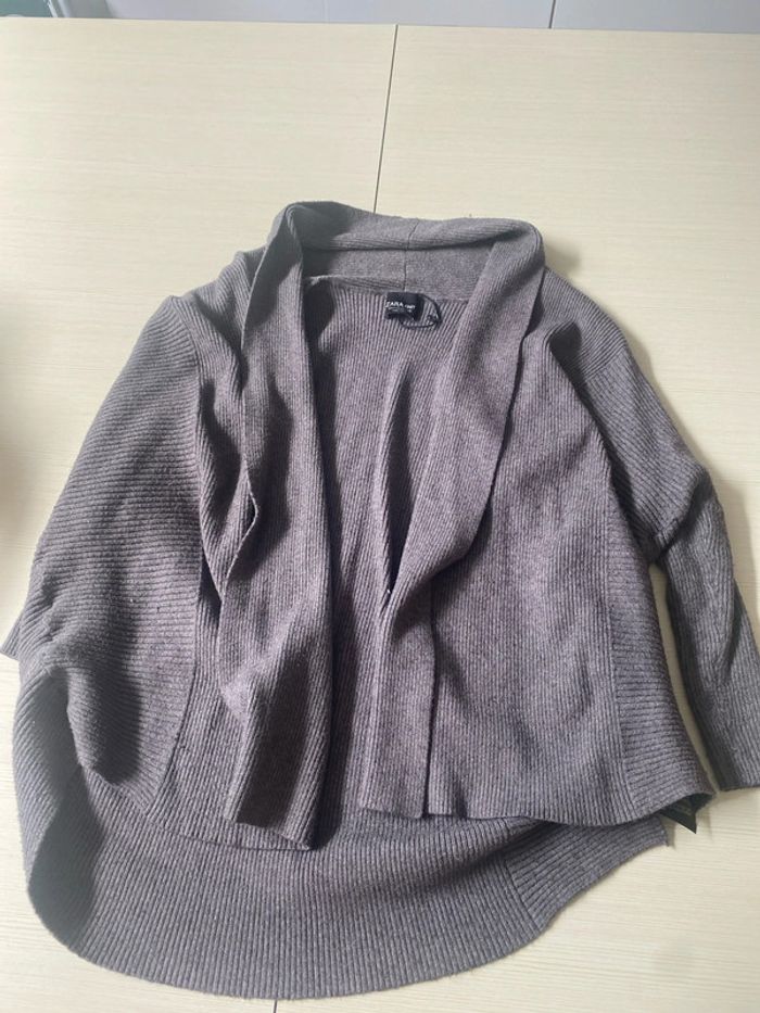 Gilet gris Zara