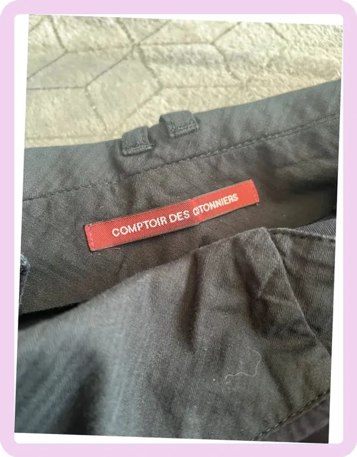 Pantalon Bleu Marine avec Bretelles – Comptoir des Cotonniers – Taille 40 👖 - photo numéro 8