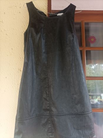 Robe semi  cuir noir
