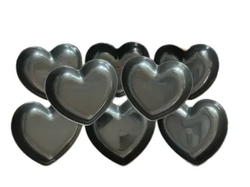 Lot coupelles coeurs