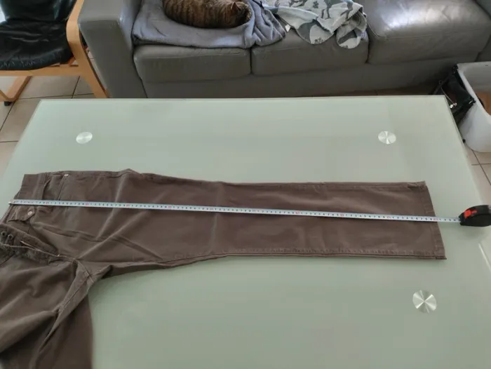 Pantalon droit marron taupe femme T42 Blancheporte - photo numéro 9