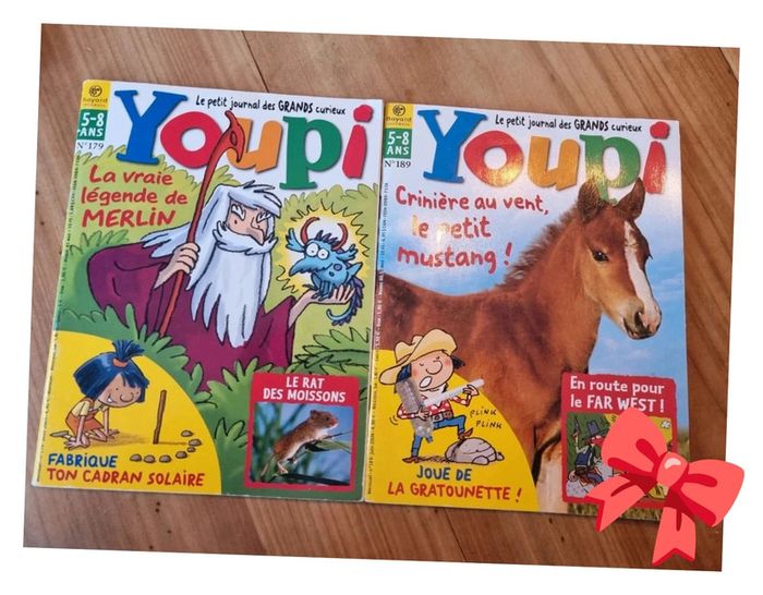 Lot de deux magazines YOUPI