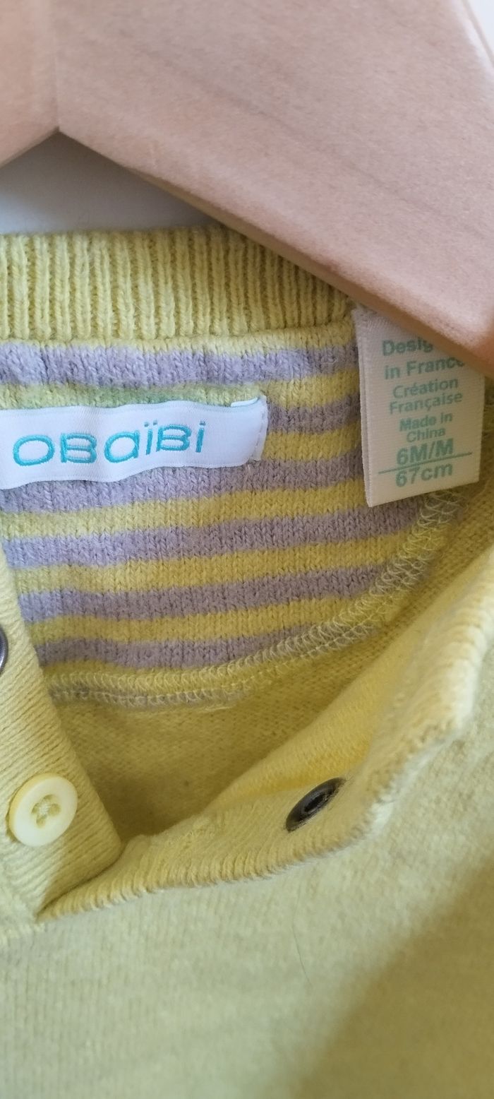 Pull garçon 6 mois obaibi - photo numéro 3