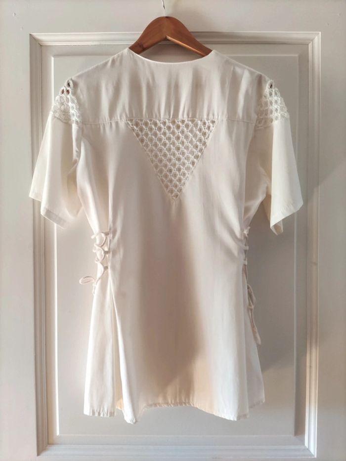 Tunique blanche été chic cérémonie - photo numéro 7