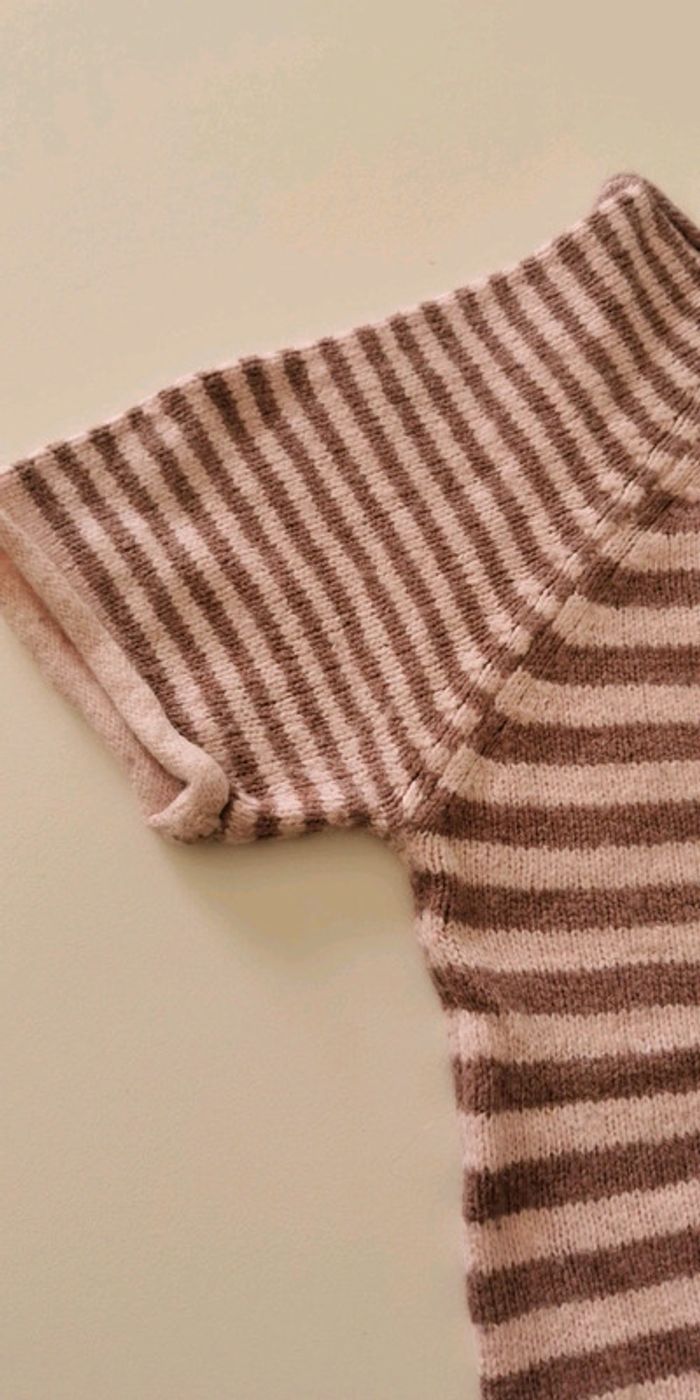 Pull MC fille 128 cm 8 ans Captain Tortue rose et marron - photo numéro 3