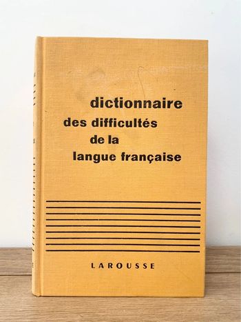 Dictionnaire des difficultés de la langue française [Cartonné]