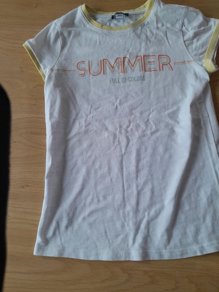 Lot 4 tee-shirts manches courtes fille 12 ans - photo numéro 5