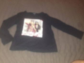 T-shirt manches longues bleu marine