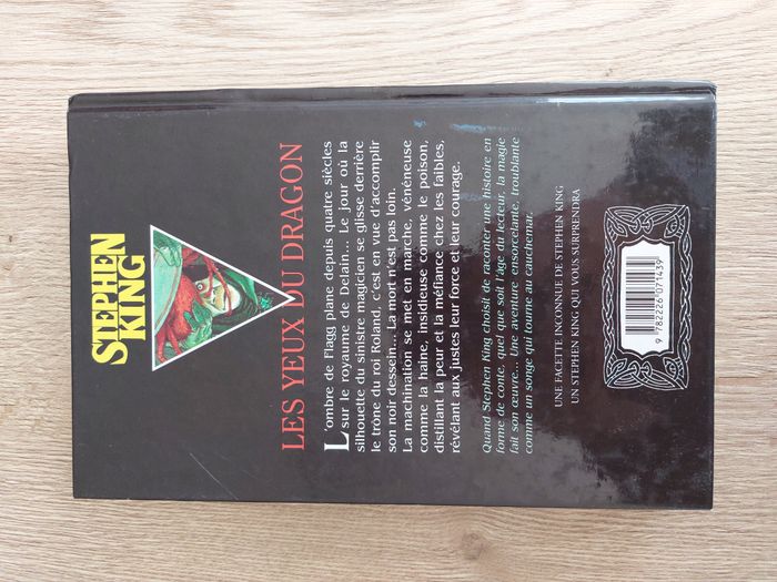 Livre vintage "Les yeux du dragon" Stephen King - photo numéro 2