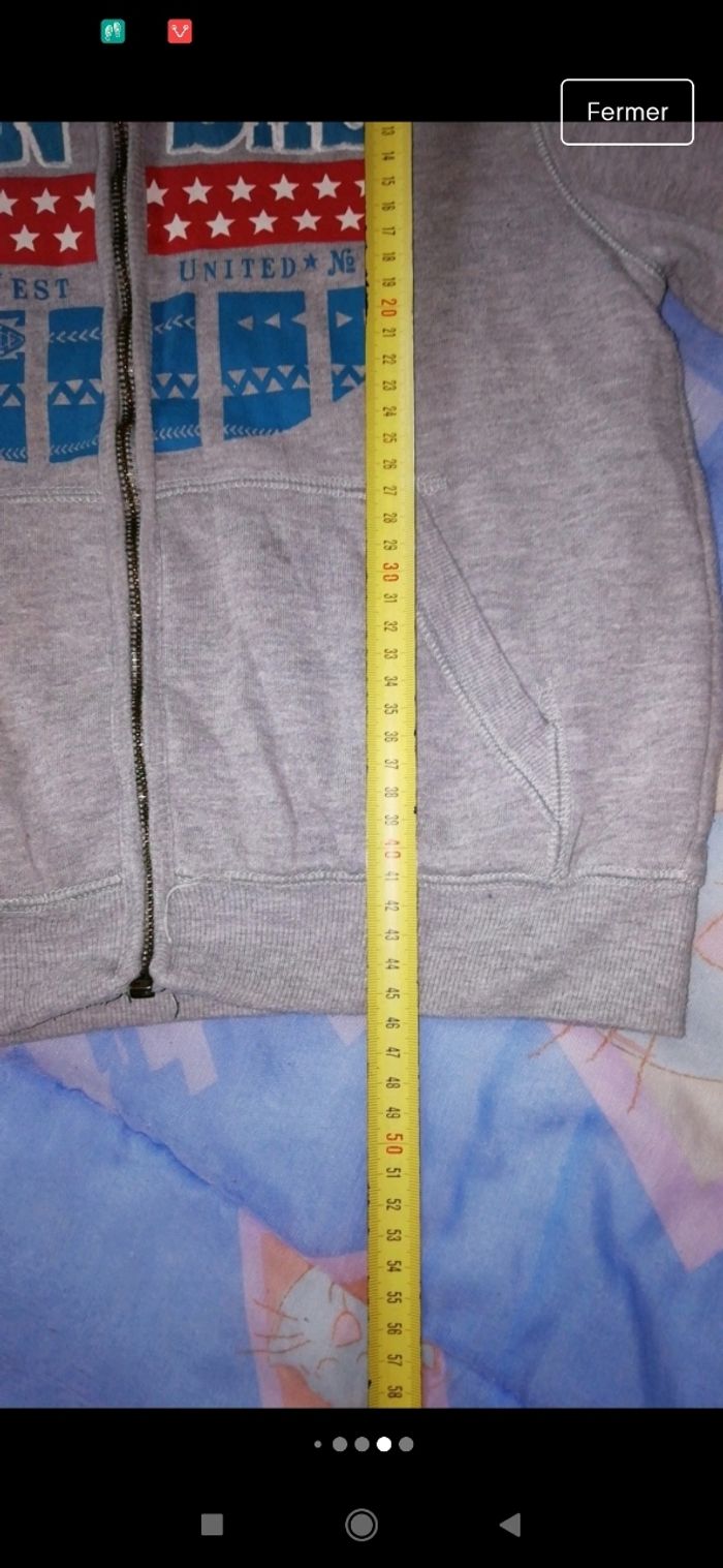 Gilets sweat bien chaude à capuche 8 ans - photo numéro 6