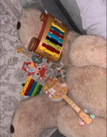 Lot de jouets en bois