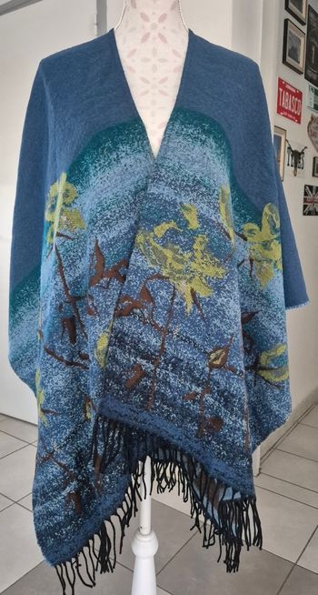 Poncho multicolore