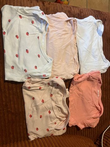 Bodys manches longues 3 mois