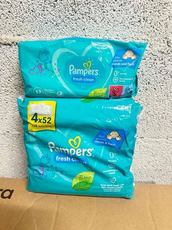 Lingettes pampers