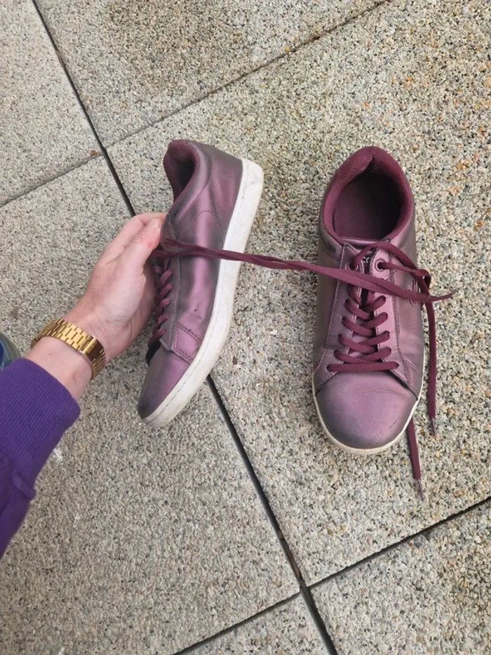 Baskets lacoste Carnaby Evo taille 38 bon état - photo numéro 3