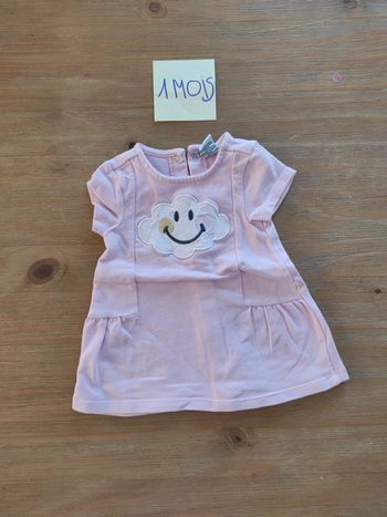 Robe smiley nuage 1 mois