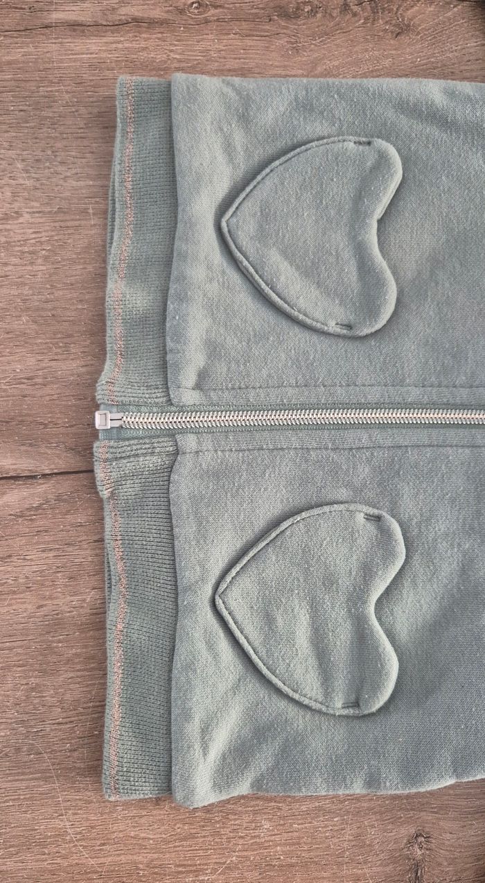 Veste zippée à capuche 12 mois - photo numéro 3